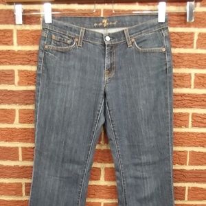 7 For All Mankind Bootcut Jeans Size 30 Dark Wash
